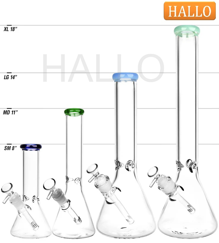 10"  Beaker Thickness: 5mm, 3Pc Color Rim