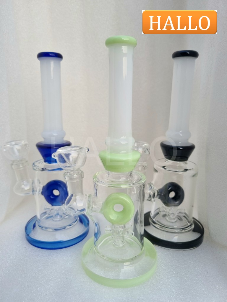 8" Mini Bong Donut Filter Slime Colors